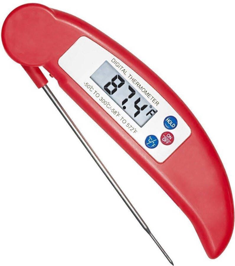 PK-Goods BBQ thermometer rood vleesthermometer- kernthermometer draadloos