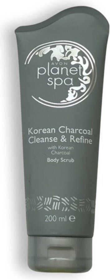 Planet Spa Avon Korean Charcoal Cleanse and Refine bodyscrub Body scrub Bodyscrub vrouwen Bodyscrub mannen Scrub Huidverzorging