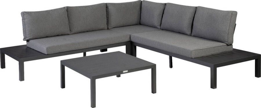 Exotan Persoon Outdoor Living Exotan La Vida loungeset 4-delig Antraciet Aluminium - Foto 2