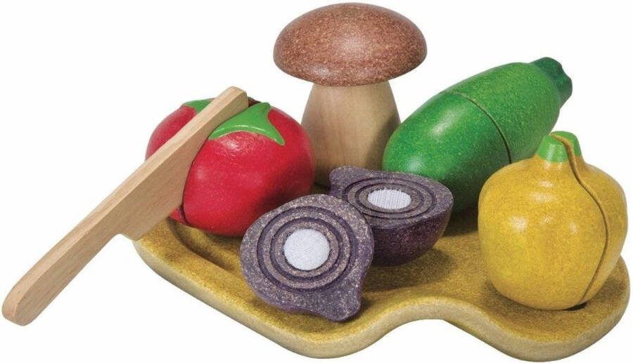 Plantoys Houten Speelgoed Assortiment groenten