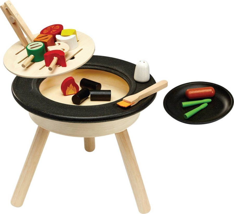 Plantoys Houten Speelgoed Bbq speelset