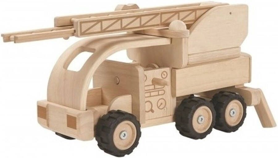 Plantoys Plan Toys houten brandweerwagen speciale editie
