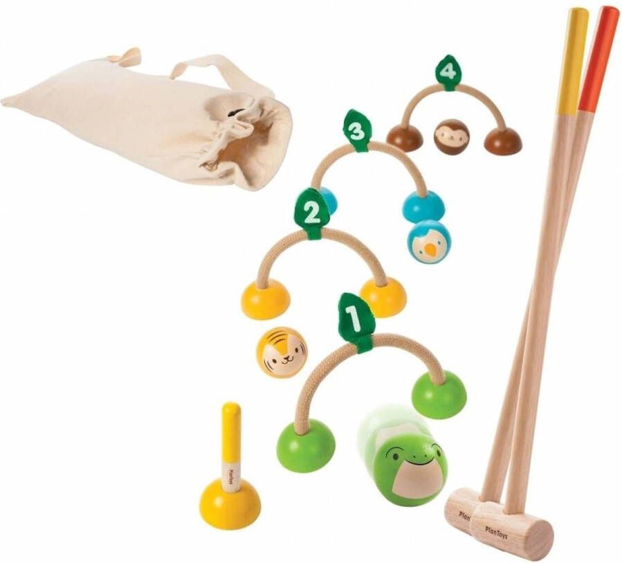 Plantoys Plan Toys houten buitenspel Croquet 5189