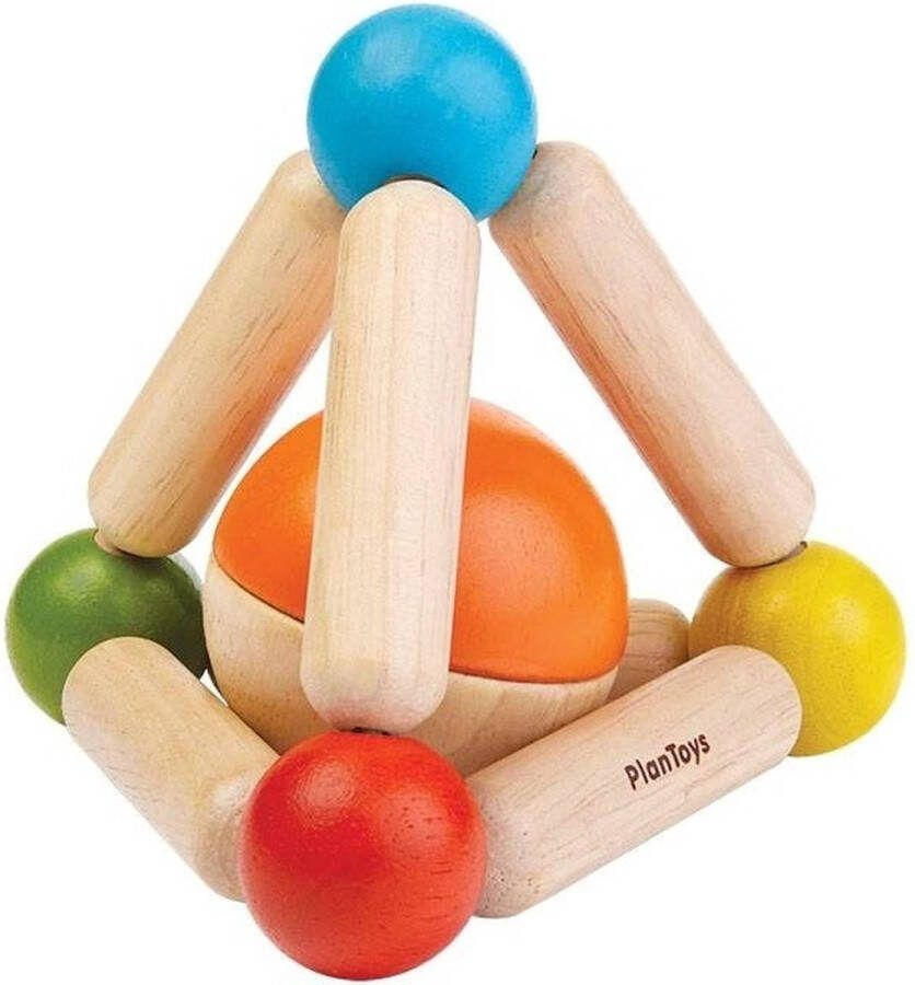 Plantoys Houten Speelgoed Driehoek grijpspeelgoed