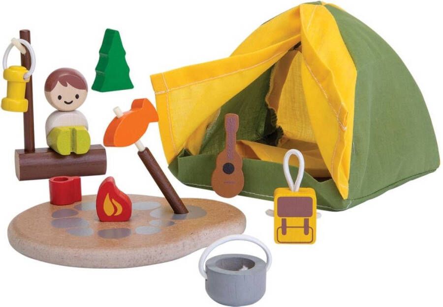 Plantoys Plan Toys Plan City houten camping set