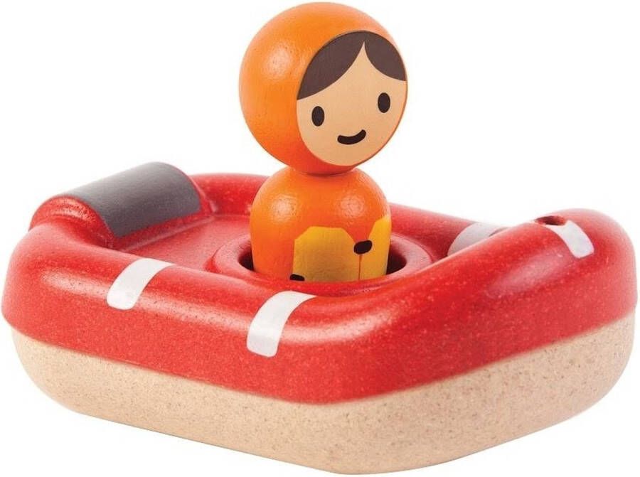 Plantoys Plan Toys houten badspeelgoed kustwacht boot