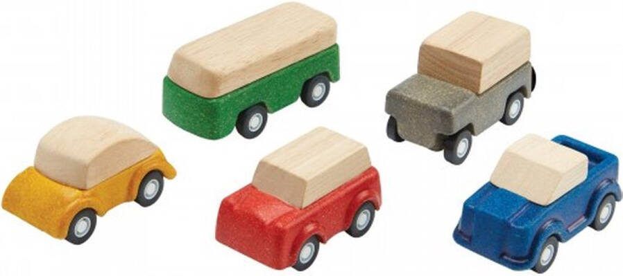 Plantoys Houten Speelgoed Planworld Voertuigenset