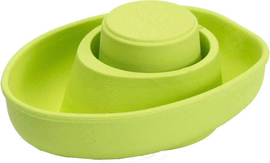 Plantoys Houten Speelgoed Rubber Cabrio Boot-Pastel Groen