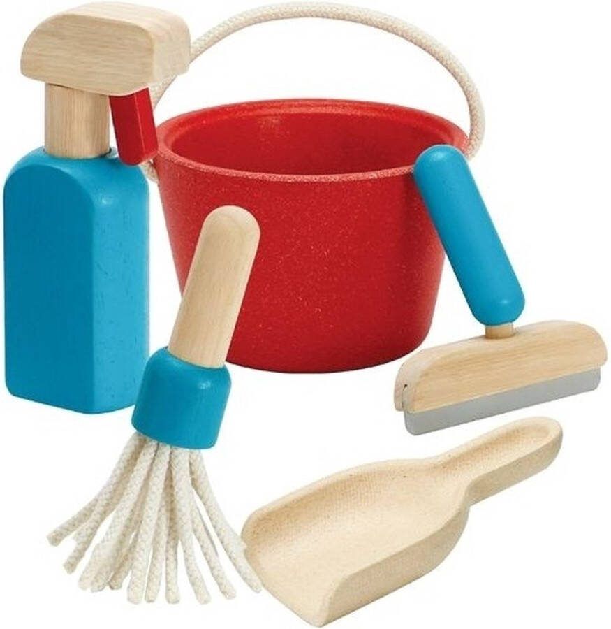 Plantoys Houten Speelgoed Schoonmaakset