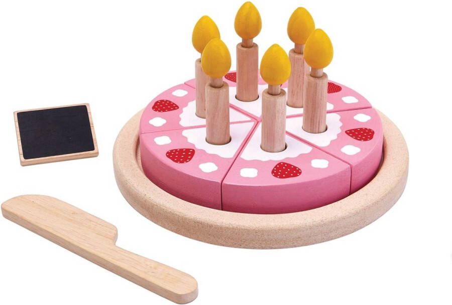 Plantoys Plan Toys houten keuken accessoires verjaardagstaart