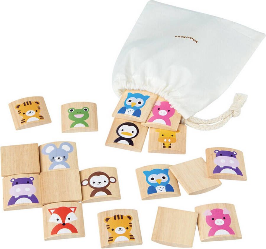 Plantoys Houten Speelgoed Dieren memo