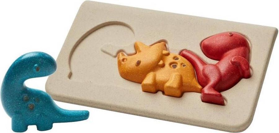 Plantoys Houten Speelgoed Dino puzzel