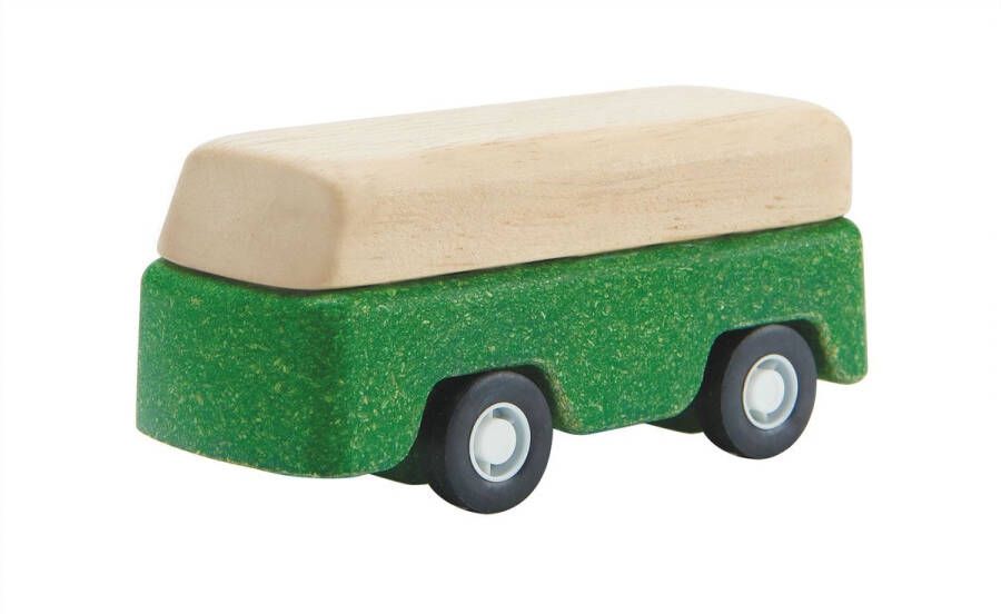 Plantoys Houten Speelgoed Groene bus