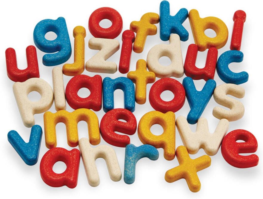 Plantoys Plan Toys houten kleine letters alfabet