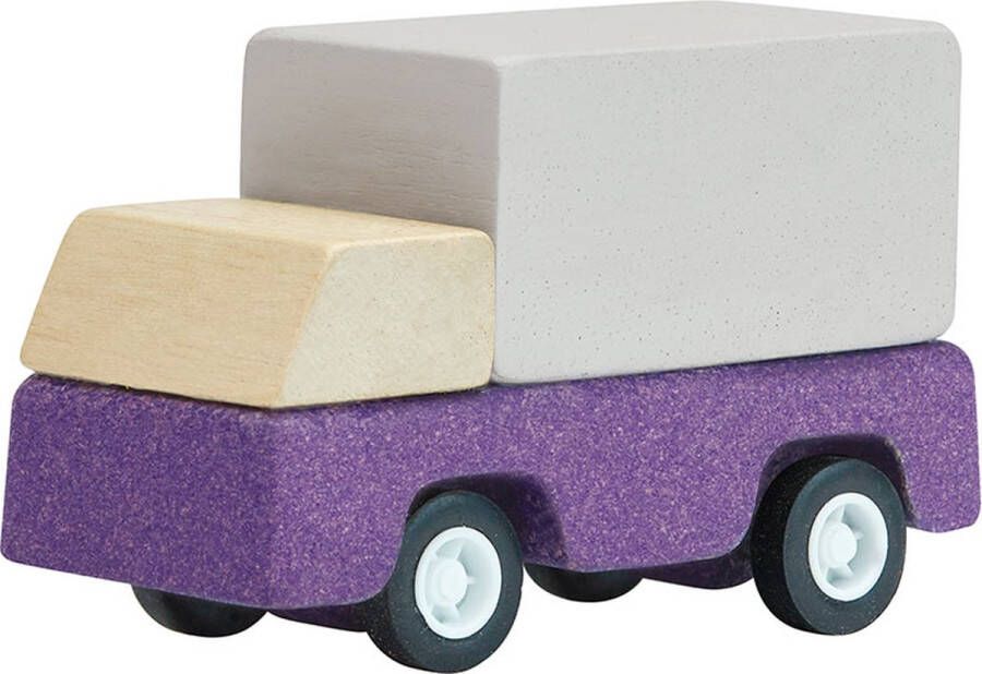 Plantoys Houten Speelgoed Paarse bestelwagen