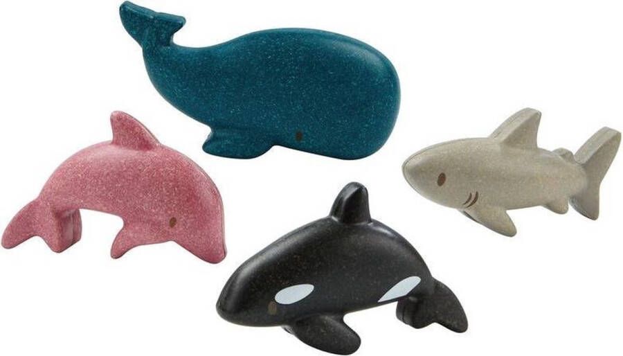 Plantoys Plan Toys houten sea life zeedieren set