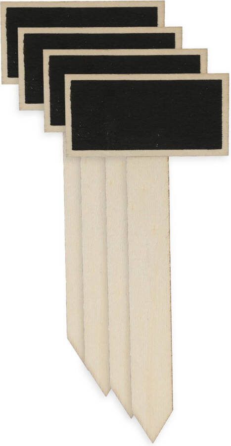 Plantzz 4 Luxe Moestuin bordjes 21 CM Plantenlabels Plantenstekers Plantstekers Moestuinbordjes Steeketiketten tuin Plantenetiket Plantlabel Plantlabels krijtbordjes