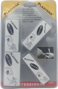 Plastena Set Nietjes voor Tacker Nietpistool 500 x 6 8 10 en 12 mm
