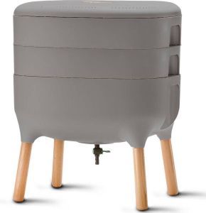 Plastia Wormenbak Worm Composter Antraciet