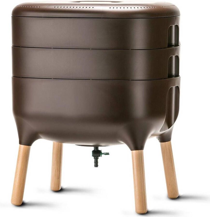 Plastia Wormenbak Worm Composter Bruin