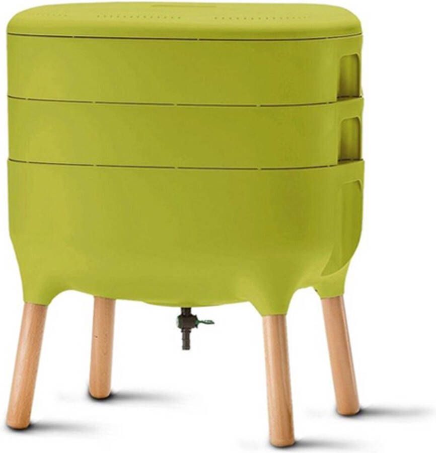 Urbalive Wormenbak Worm Composter Lime Green - Foto 2