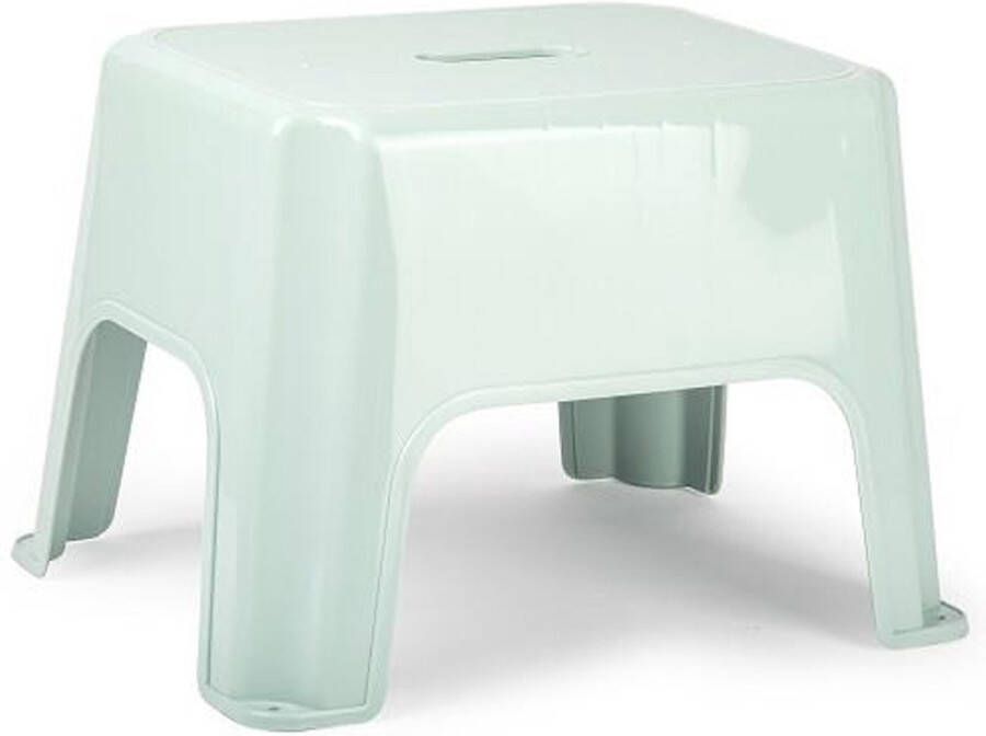 Forte Plastics PlasticForte Keukenkrukje opstapje Handy Step mintgroen kunststof 40 x 30 x 28 cm Huishoudkrukjes
