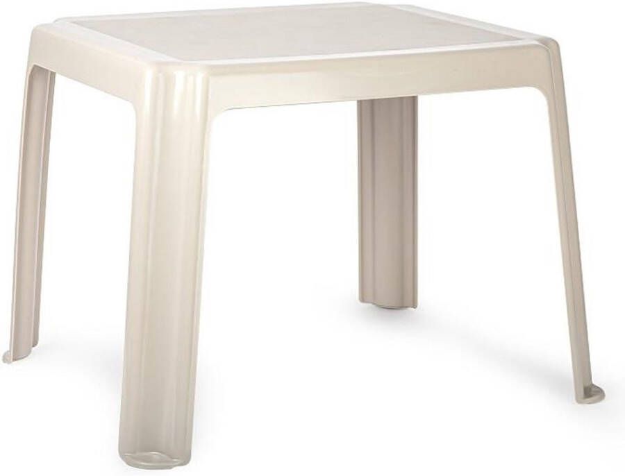 PLASTICFORTE Forte Plastics Kunststof kindertafel beige 55 x 66 x 43 cm camping tuin kinderkamer