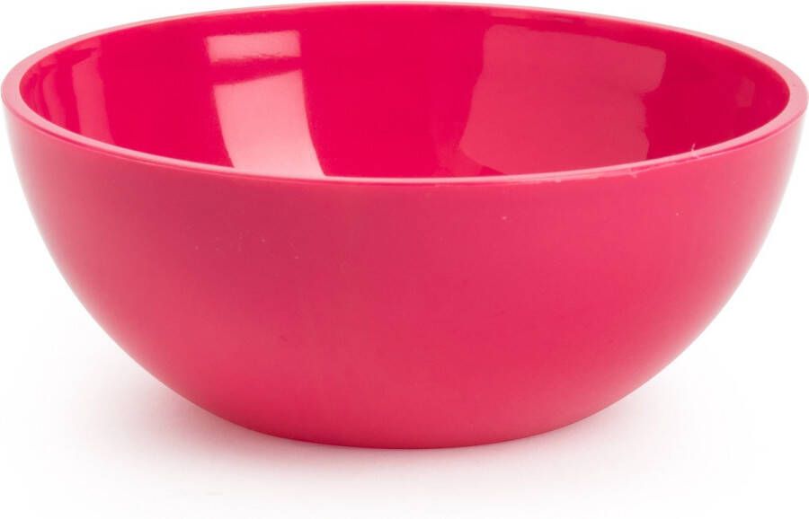 Forte Plastics Plasticforte kommetjes schaaltjes dessert ontbijt kunststof D12 x H5 cm fuchsia roze Kommetjes