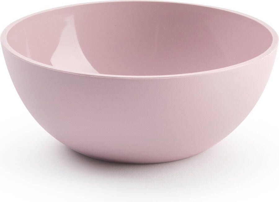 Forte Plastics Plasticforte kommetjes schaaltjes dessert ontbijt kunststof D12 x H5 cm roze Kommetjes