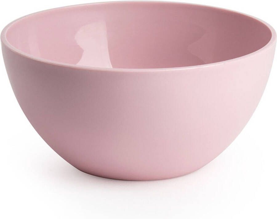 Forte Plastics Plasticforte kommetjes schaaltjes dessert ontbijt kunststof D14 x H6 cm roze Kommetjes