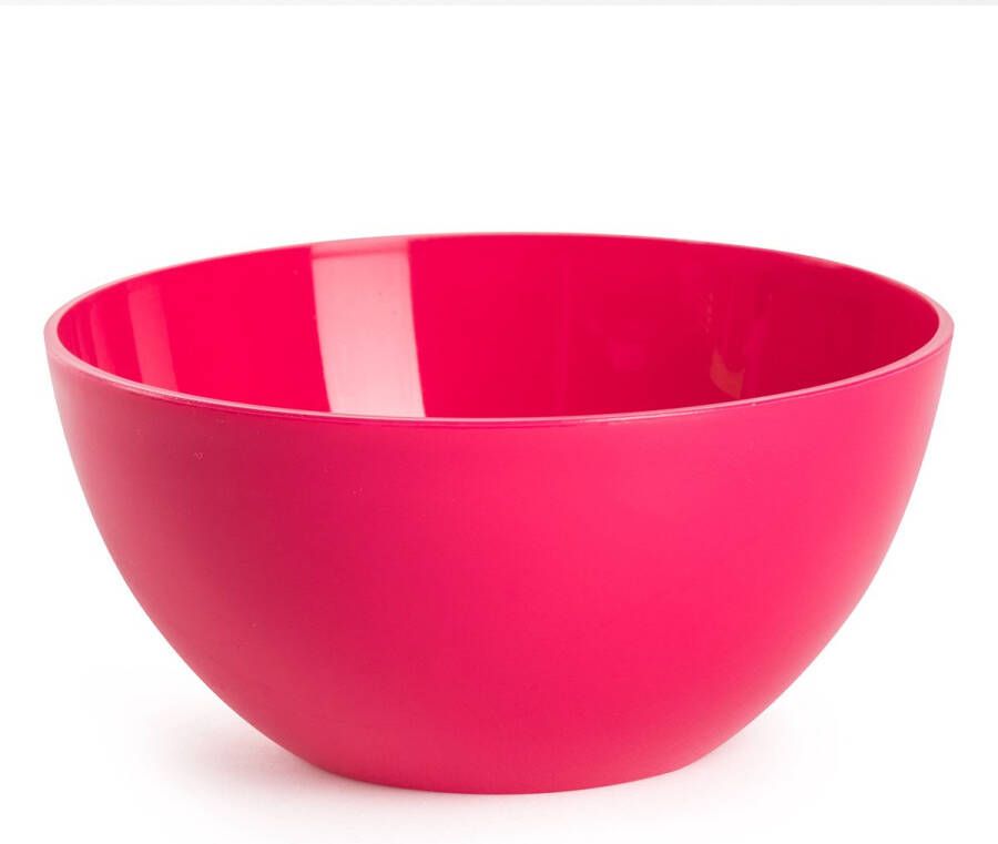 Forte Plastics Plasticforte kommetjes schaaltjes dessert ontbijt kunststof D17 x H7 cm fuchsia roze Kommetjes