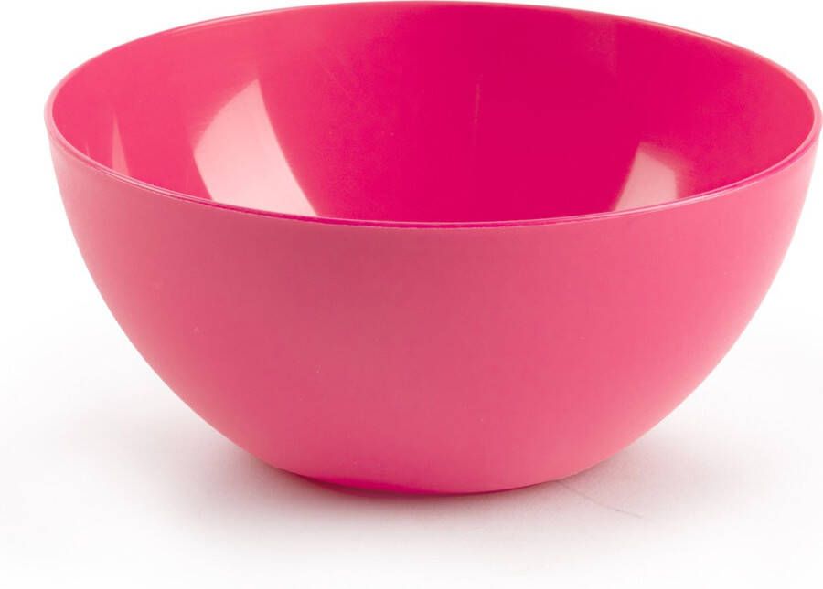 Forte Plastics Plasticforte kommetjes schaaltjes dessert ontbijt kunststof D17 x H8 cm fuchsia roze Kommetjes