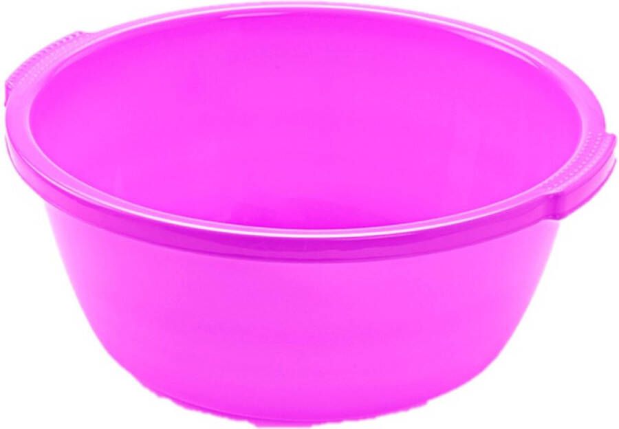 Forte Plastics Kunststof teiltje afwasbak rond 10 liter roze Afmetingen 39 x 37 x 16 cm Huishouden