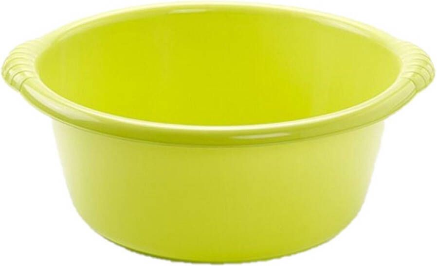 Forte Plastics Kunststof teiltje afwasbak rond 6 liter groen Afmetingen 34 x 32 x 14 cm Huishouden