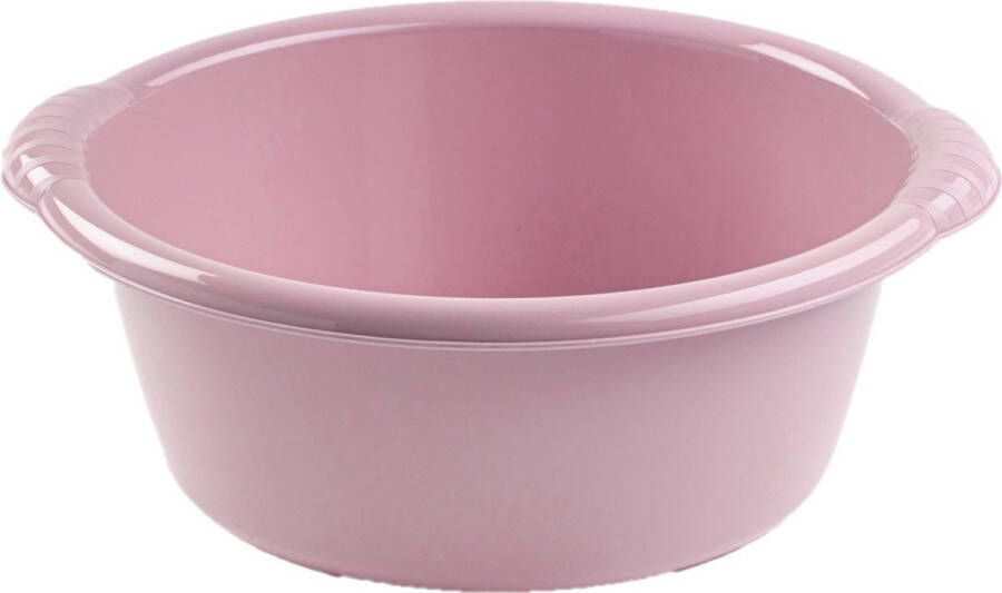 Forte Plastics Kunststof teiltje afwasbak rond 6 liter oud roze Afmetingen 34 x 32 x 14 cm Huishouden