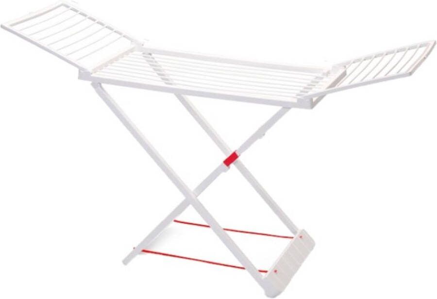 PLASTICFORTE Kunststof wasrek droogrek 20 meter wit Camping wasrekken Droogrekken Waslijnen