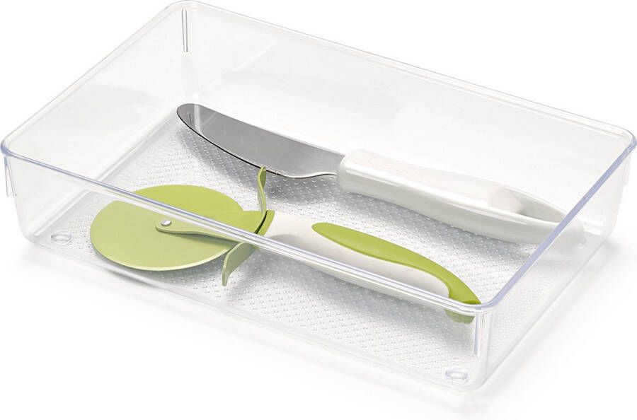 PLASTICFORTE Lade organizer Skuff transparant kunststof 15 x 23 x 5 cm modulair ladeverdeler