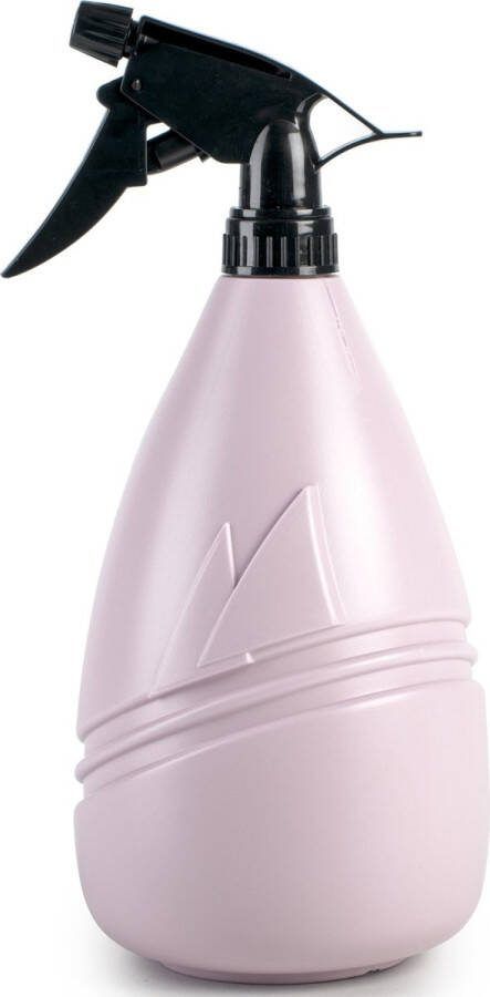 PLASTICFORTE Plantenspuit met een inhoud van 1150 ml roze verstuiver kop 26 cm kunststof