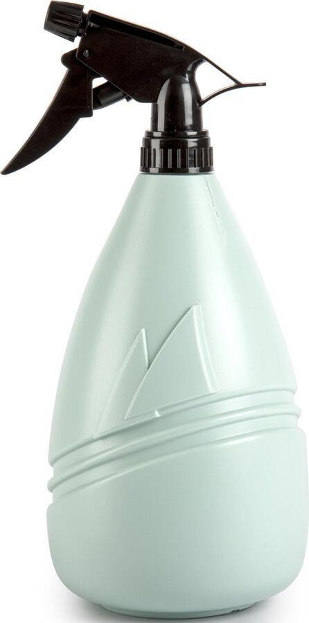 PLASTICFORTE Plantenspuit met een inhoud van 1150 ml mintgroen verstuiver kop 26 cm kunststof