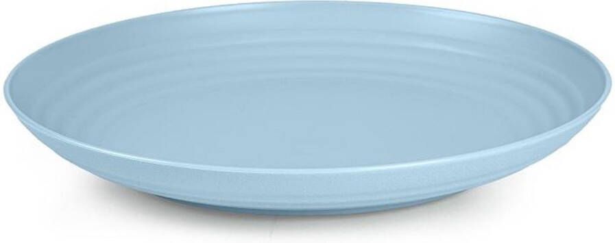 Forte Plastics PlasticForte Rond bord camping bord D22 cm ijsblauw kunststof Dinerborden