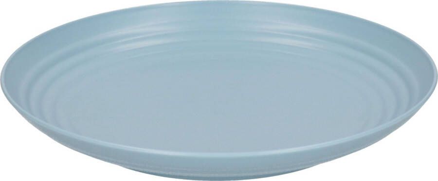 Forte Plastics PlasticForte Rond bord camping bord D25 cm ijsblauw kunststof Dinerborden