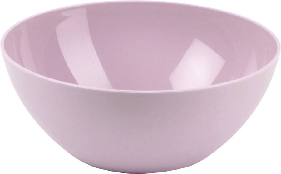 Forte Plastics Plasticforte Serveerschaal saladeschaal D20 x H8 cm kunststof roze Serveerschalen