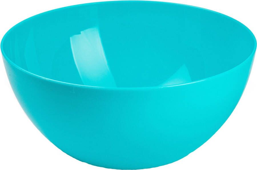 Forte Plastics Plasticforte Serveerschaal saladeschaal D23 x H10 cm kunststof blauw Serveerschalen