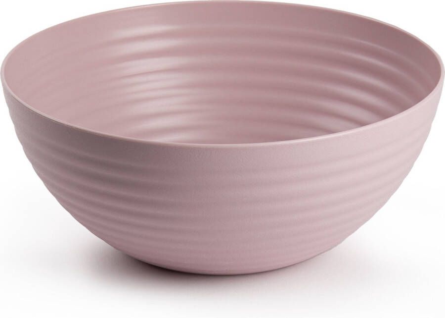 Forte Plastics Plasticforte Serveerschaal saladeschaal D25 x H10.5 cm kunststof roze Serveerschalen