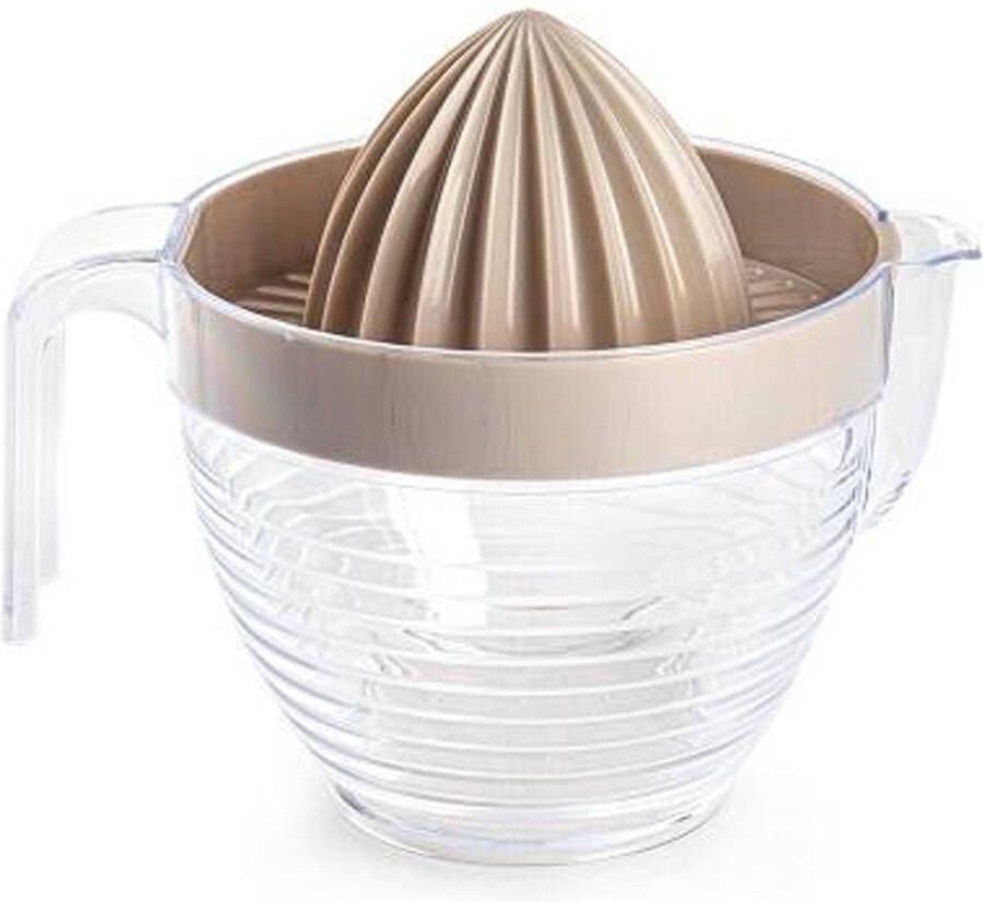 Forte Plastics Plasticforte Sinaasappelpers citruspers Handmatig kunststof 16 x 13 cm beige Citruspersen
