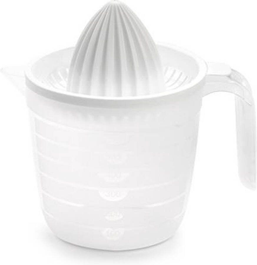 Forte Plastics Plasticforte Sinaasappelpers citruspers Handmatig kunststof 16 x 15 cm wit Citruspersen