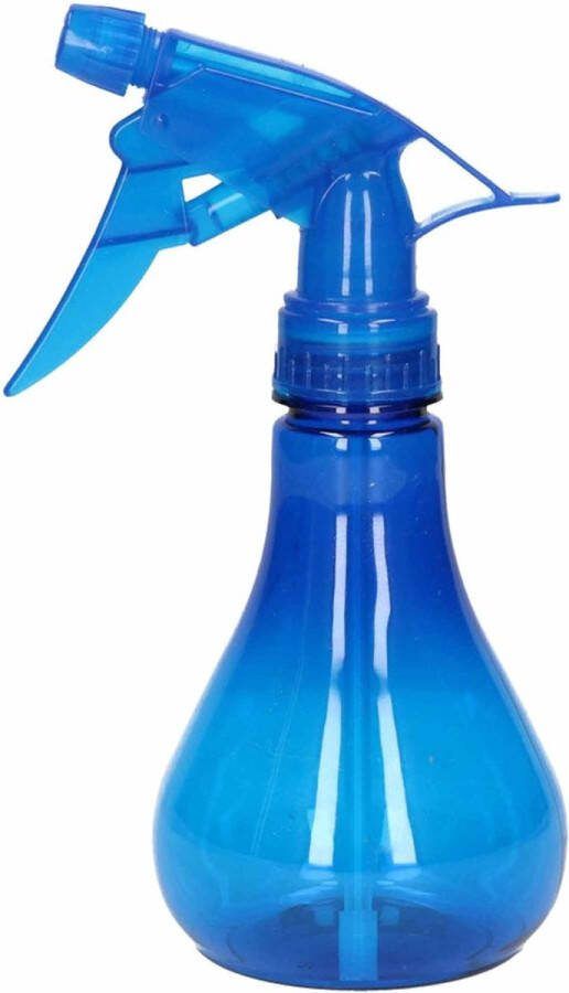 PLASTICFORTE Waterverstuivers spuitflessen 250 ml blauw Plantenspuiten schoonmaakspuiten