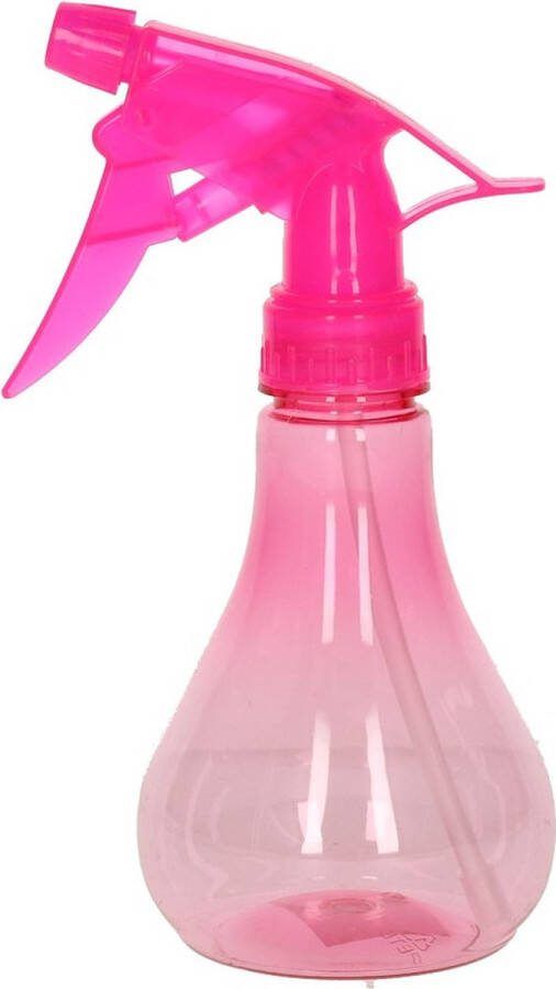 PLASTICFORTE Waterverstuivers spuitflessen 250 ml roze Plantenspuiten schoonmaakspuiten