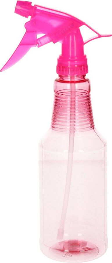 Forte Plastics Waterverstuivers spuitflessen 500 ml roze Plantenspuiten schoonmaakspuiten