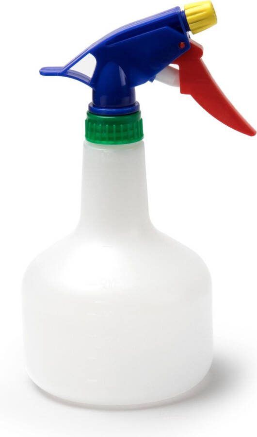 PLASTICFORTE Waterverstuivers spuitflessen 600 ml transparant Plantenspuiten schoonmaakspuiten